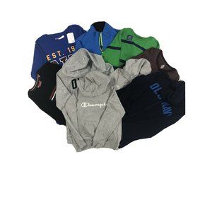 Lot Of (9) Boy's Long Sleeve Top, Multiple Brands